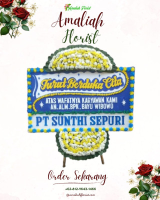 Papan Bunga Duka di Murni